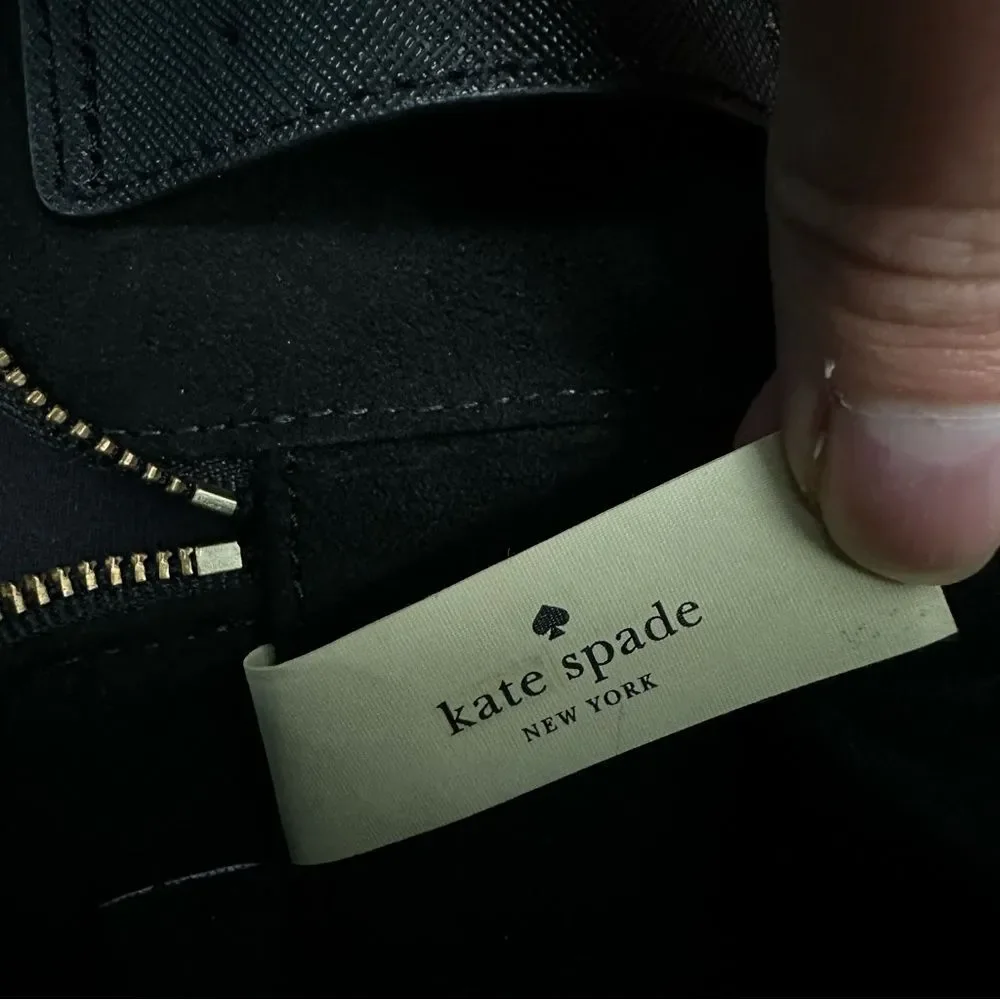 Kate Spade New York Black Travel Jewelry Box Dainty Cute Chic Storage
